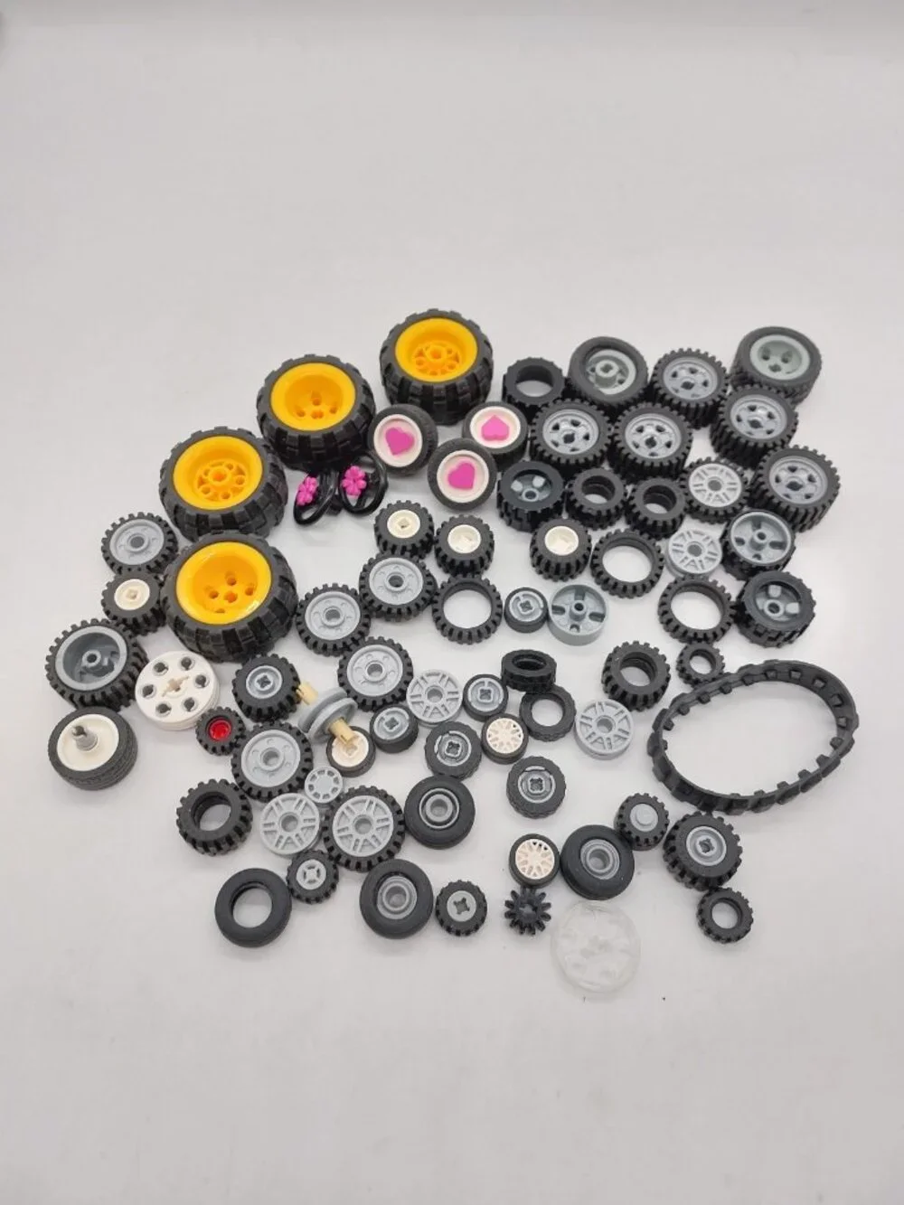 Lego Tires Lot From Various Lots Sizes READ